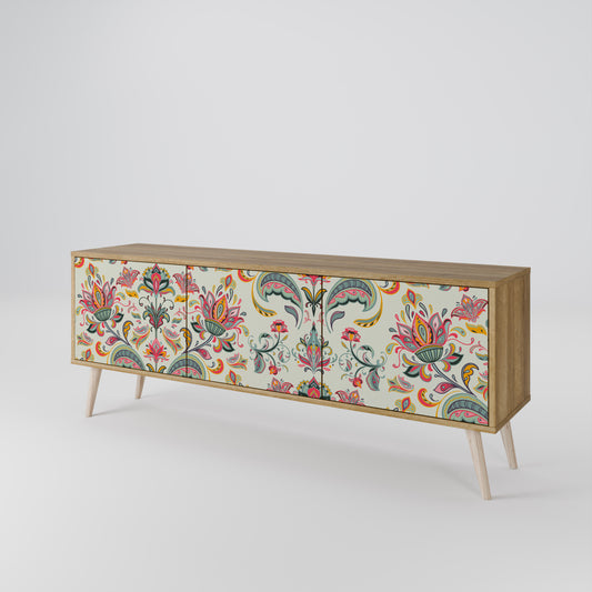 Mobile TV ORGANIC FOLKLORE a 3 ante in effetto rovere