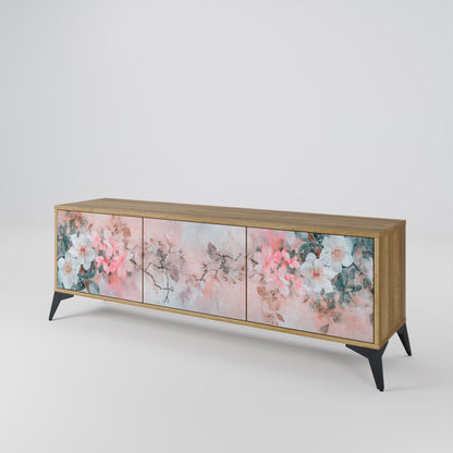 CHERRY BLOSSOM Mobile TV a 3 Ante in Effetto Rovere