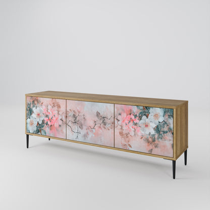 CHERRY BLOSSOM Mobile TV a 3 Ante in Effetto Rovere