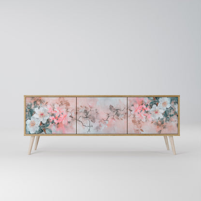 CHERRY BLOSSOM Mobile TV a 3 Ante in Effetto Rovere
