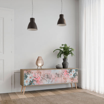 CHERRY BLOSSOM Mobile TV a 3 Ante in Effetto Rovere