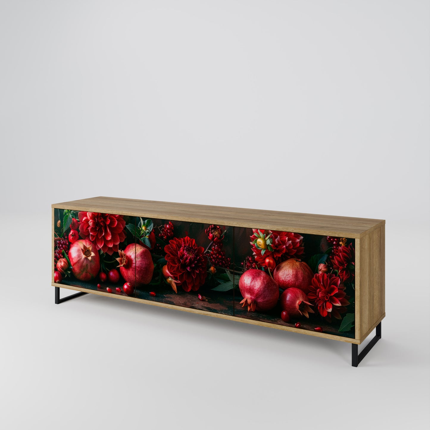 DAHLIAS AND POMEGRANATES Mobile TV a 3 Ante in Effetto Rovere