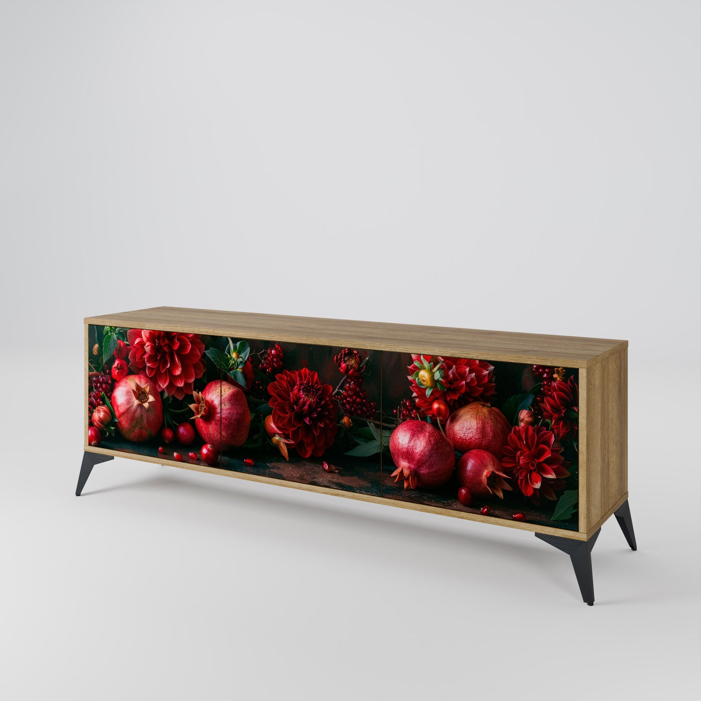 DAHLIAS AND POMEGRANATES Mobile TV a 3 Ante in Effetto Rovere