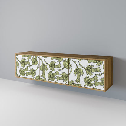 SEEDLING SONGBIRD Mobile TV a 3 ante in effetto rovere