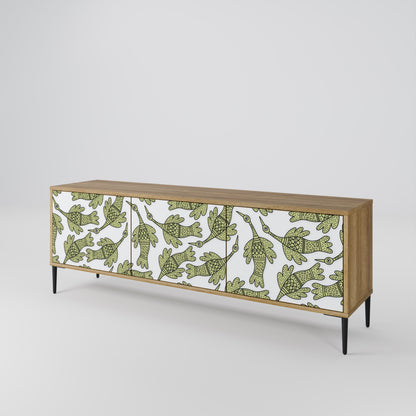 SEEDLING SONGBIRD Mobile TV a 3 ante in effetto rovere
