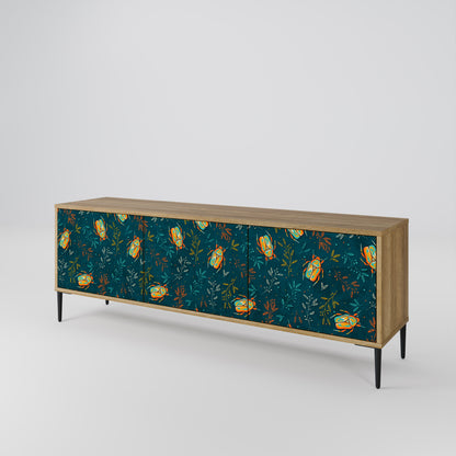 Mobile TV AUTUMN INSECTS a 3 ante in effetto rovere