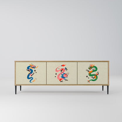 Mobile TV 3 ante CREATURE MITOLOGICHE in effetto rovere