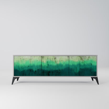 Mobile TV NORTHERN LIGHTS a 3 ante con finitura grigia