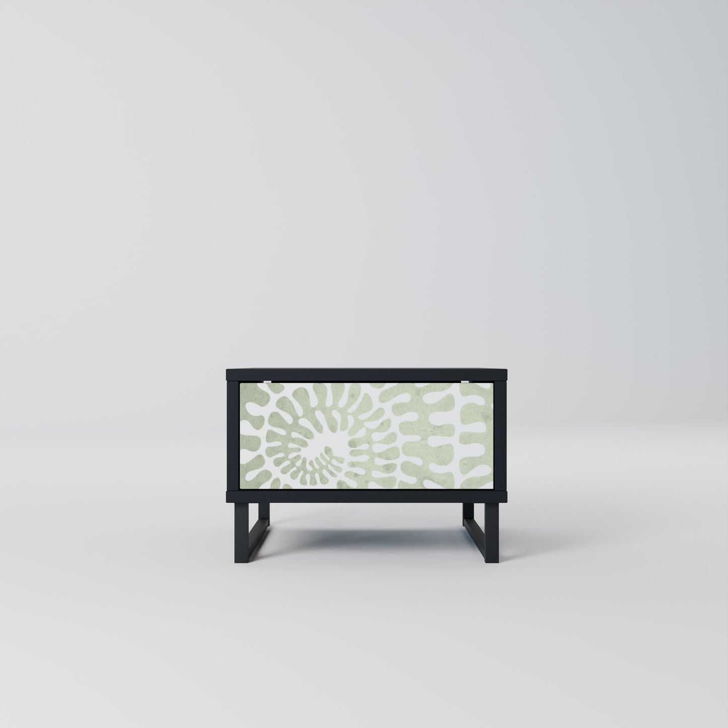 HELIX DANCE Nightstand in Black Finish