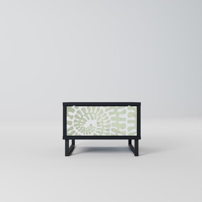 HELIX DANCE Nightstand in Black Finish