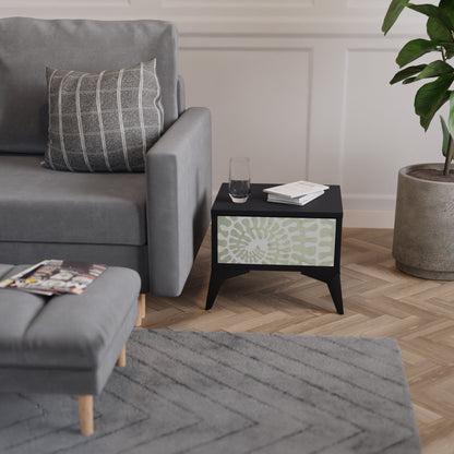 HELIX DANCE Nightstand in Black Finish