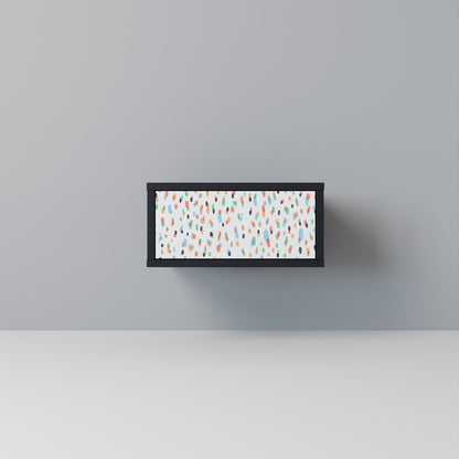 ENERGETIC SPOTS Nightstand in Black Finish