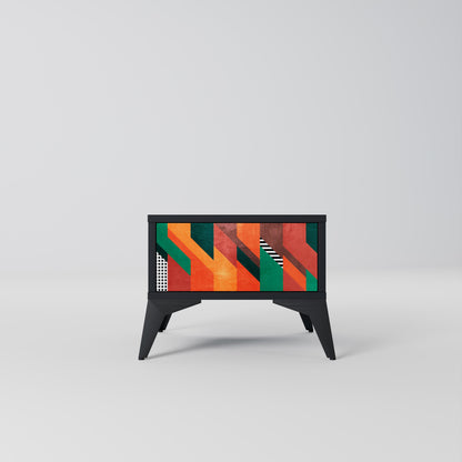 MAKESHIFT ARTISTRY Nightstand in Black Finish