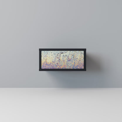 MOSAIC OF COLORS Nightstand in Black Finish