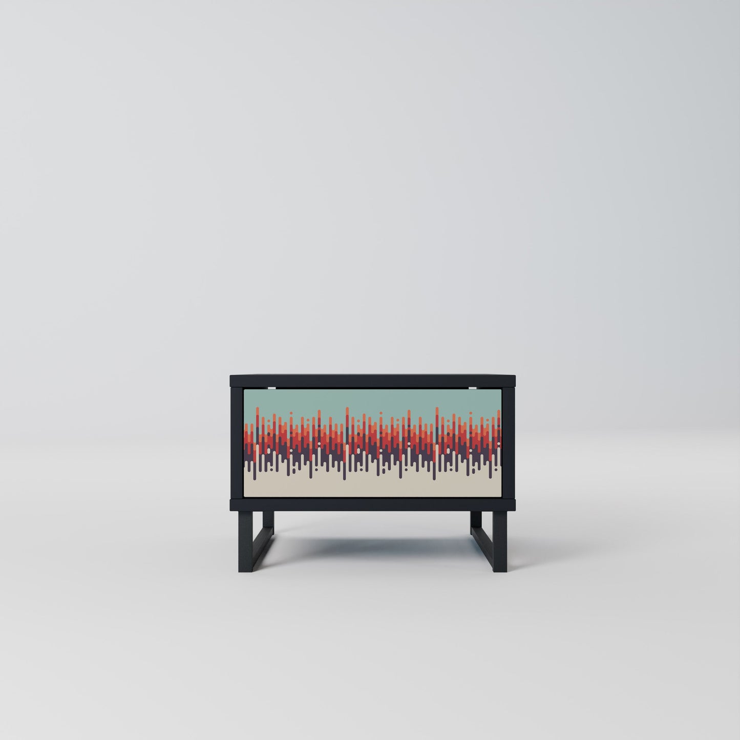 CHROMA CONTOURS Nightstand in Black Finish