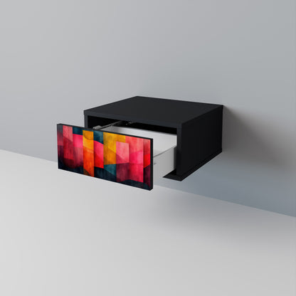 Comodino COLORFUL SOUNDS in finitura nera