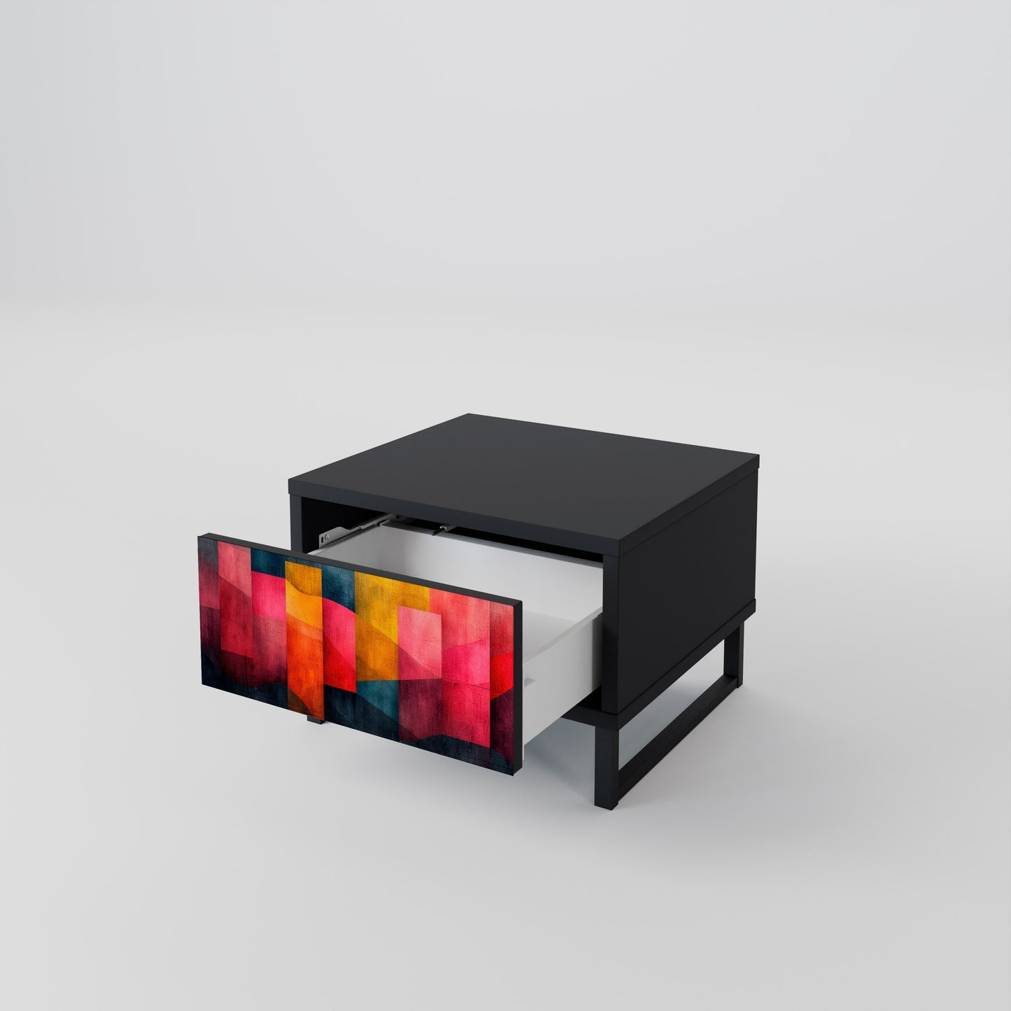 Comodino COLORFUL SOUNDS in finitura nera