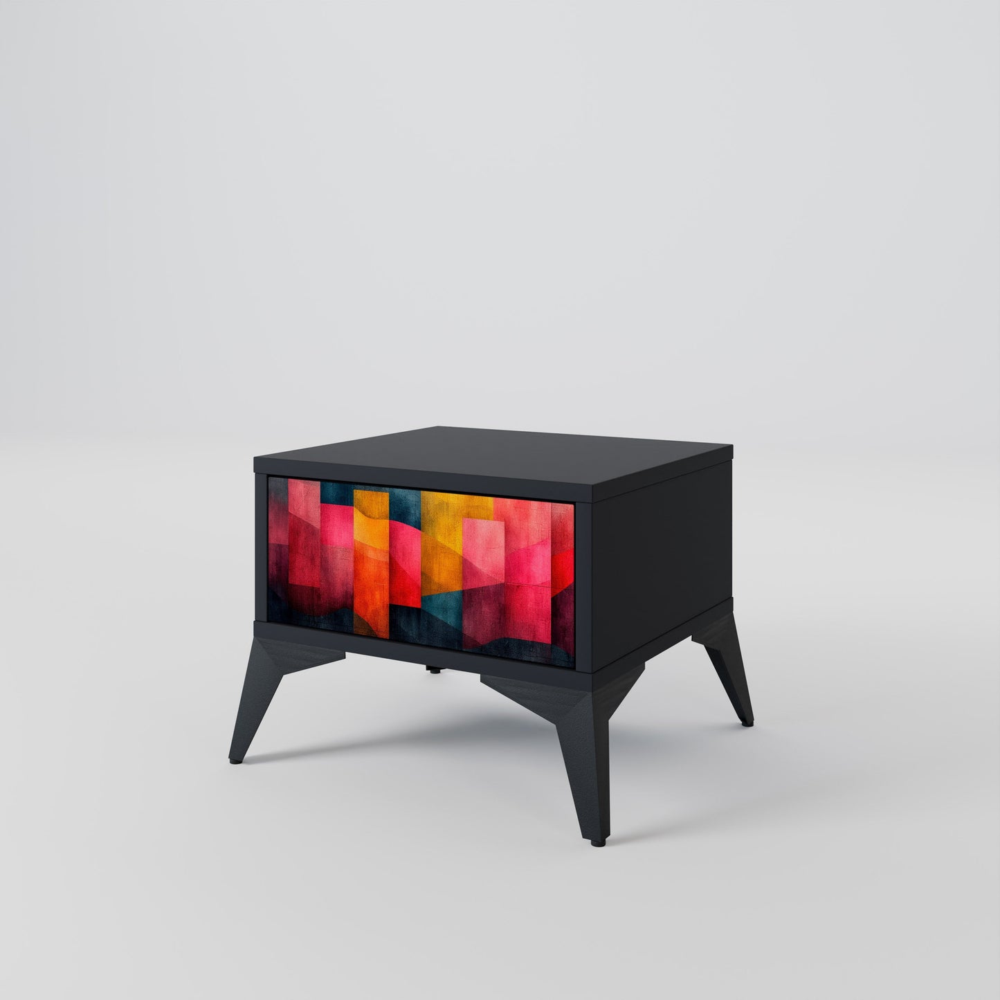 Comodino COLORFUL SOUNDS in finitura nera