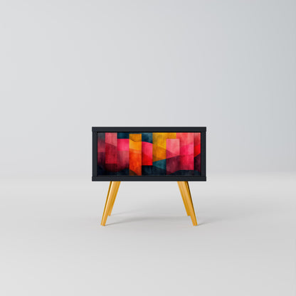 Comodino COLORFUL SOUNDS in finitura nera