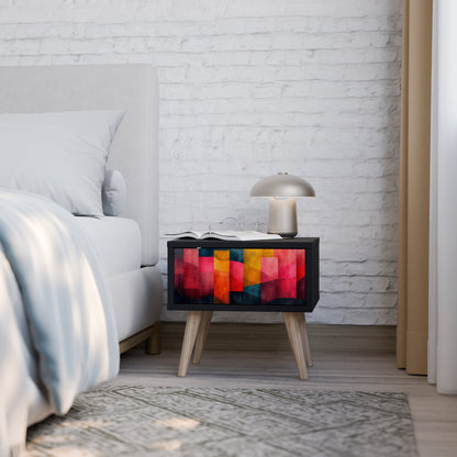Comodino COLORFUL SOUNDS in finitura nera