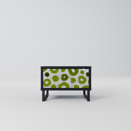 Comodino GREEN RHAPSODY con finitura nera