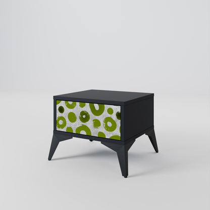 Comodino GREEN RHAPSODY con finitura nera