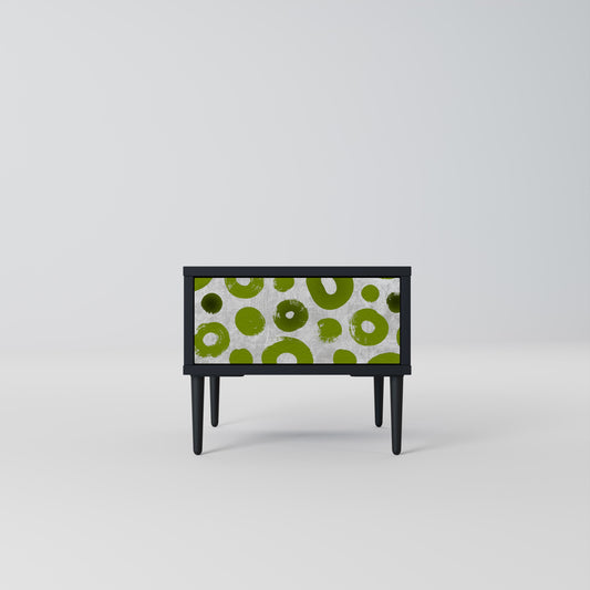 Comodino GREEN RHAPSODY con finitura nera