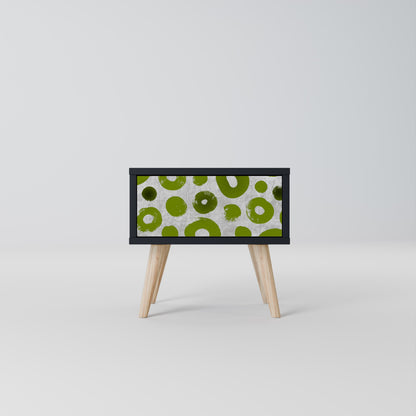 Comodino GREEN RHAPSODY con finitura nera