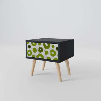 Comodino GREEN RHAPSODY con finitura nera