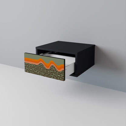 Comodino Simple Solutions in finitura nera