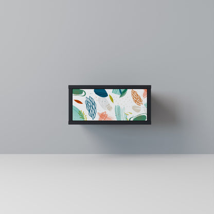 Comodino BOTANICAL HURRICANE in finitura nera