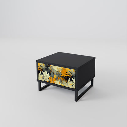 Comodino SUNKISSED LILY in finitura nera