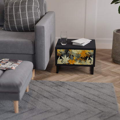 Comodino SUNKISSED LILY in finitura nera
