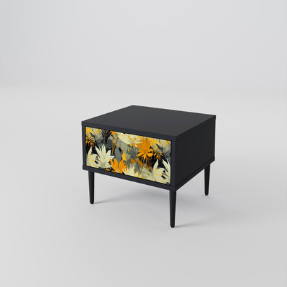 Comodino SUNKISSED LILY in finitura nera