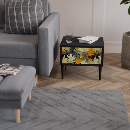 Comodino SUNKISSED LILY in finitura nera