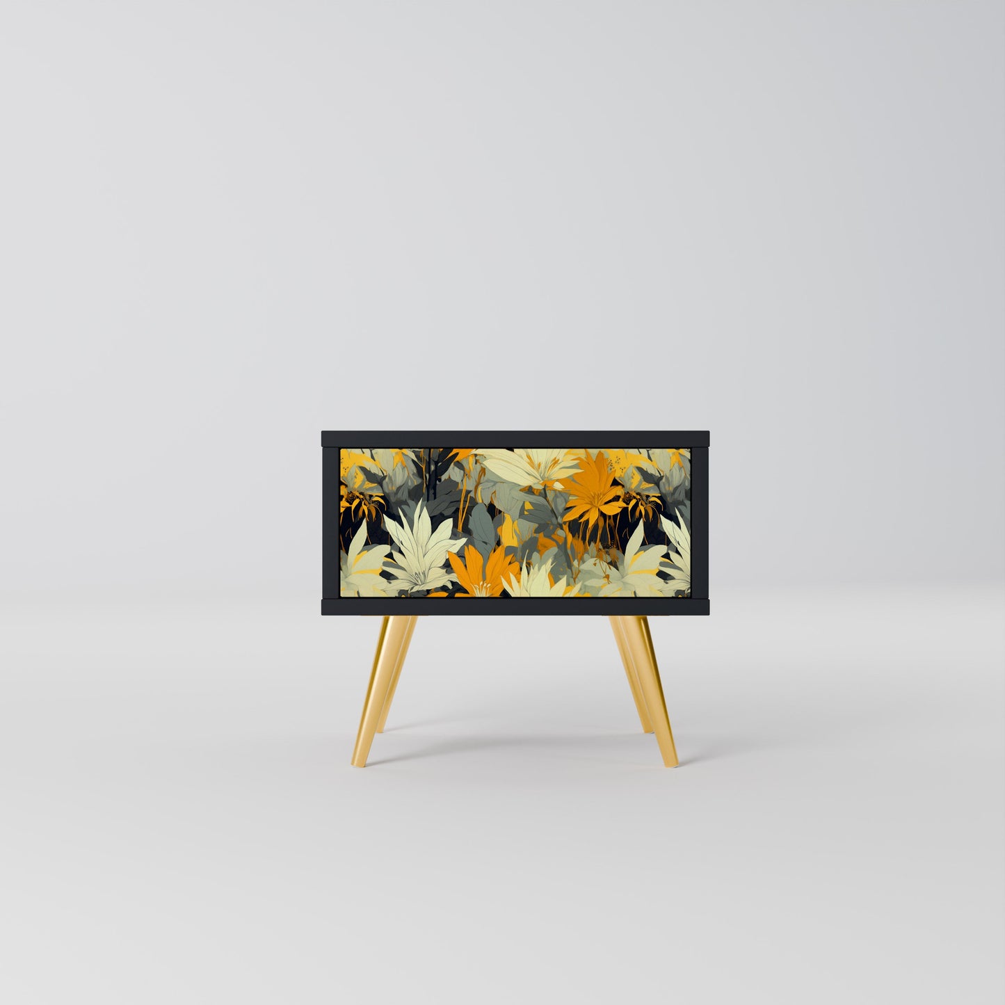 Comodino SUNKISSED LILY in finitura nera