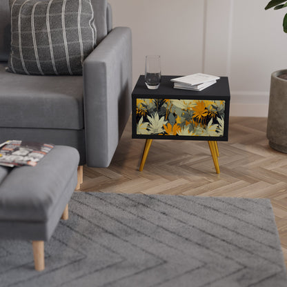 Comodino SUNKISSED LILY in finitura nera