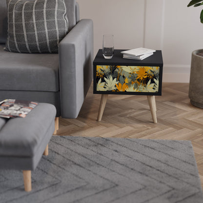 Comodino SUNKISSED LILY in finitura nera
