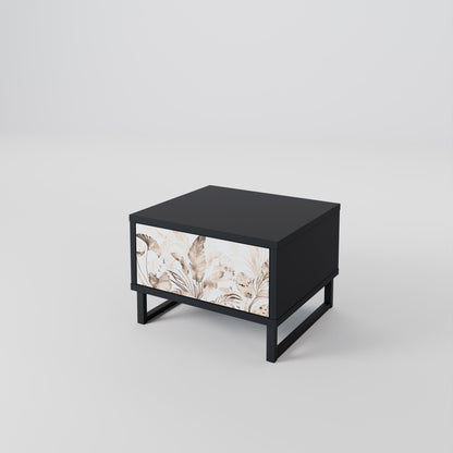Comodino WILD TENDERNESS in finitura nera