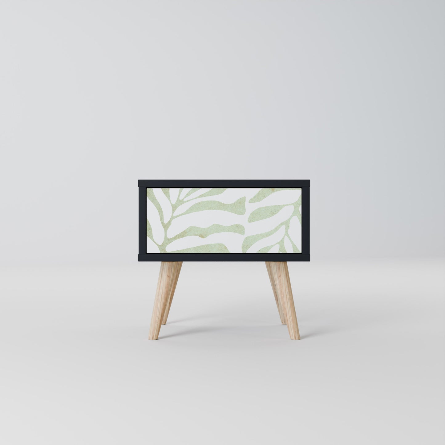 Comodino BOTANICAL SPARK in finitura nera