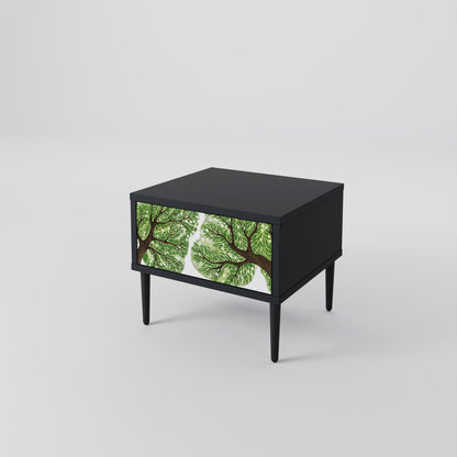 Comodino WILDERNESS DASH con finitura nera
