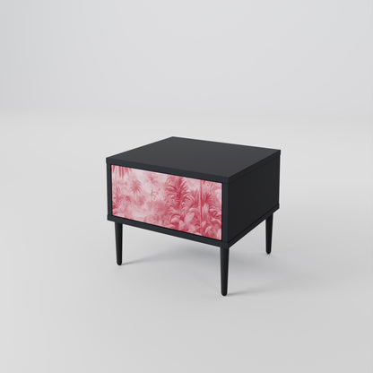 Comodino SWEET TROPICS in finitura nera