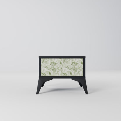 Comodino FENNEL BALDACHIN in finitura nera