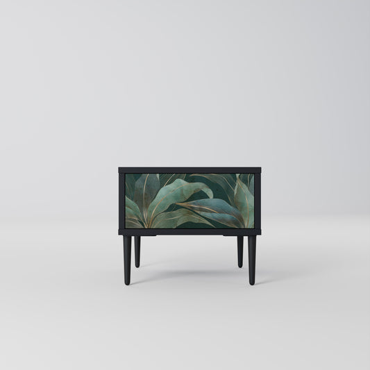 Comodino ROYAL GREEN in finitura nera