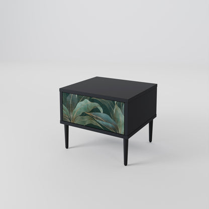 Comodino ROYAL GREEN in finitura nera