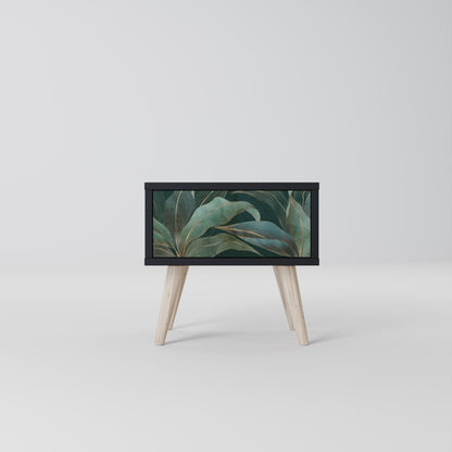 Comodino ROYAL GREEN in finitura nera