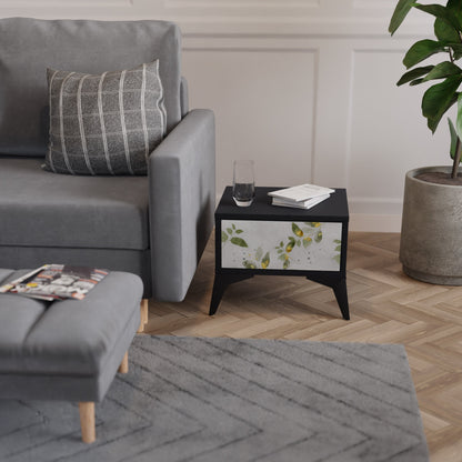 Comodino ELEGANT BOTANICS in finitura nera