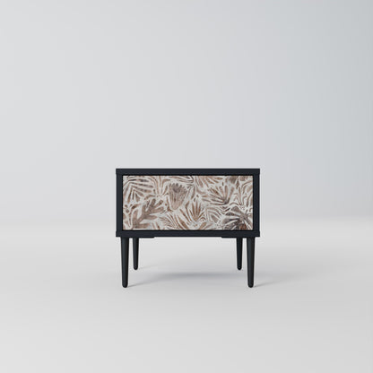 PASSING TIME Nightstand in Black Finish