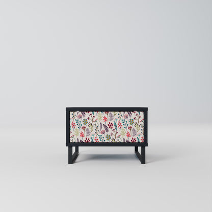 AUTUMN SUNDRIES Nightstand in Black Finish
