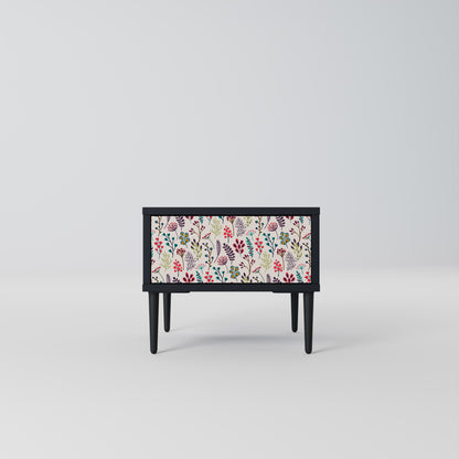 AUTUMN SUNDRIES Nightstand in Black Finish